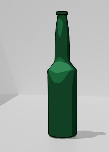 Simple Bottle with ToonShader