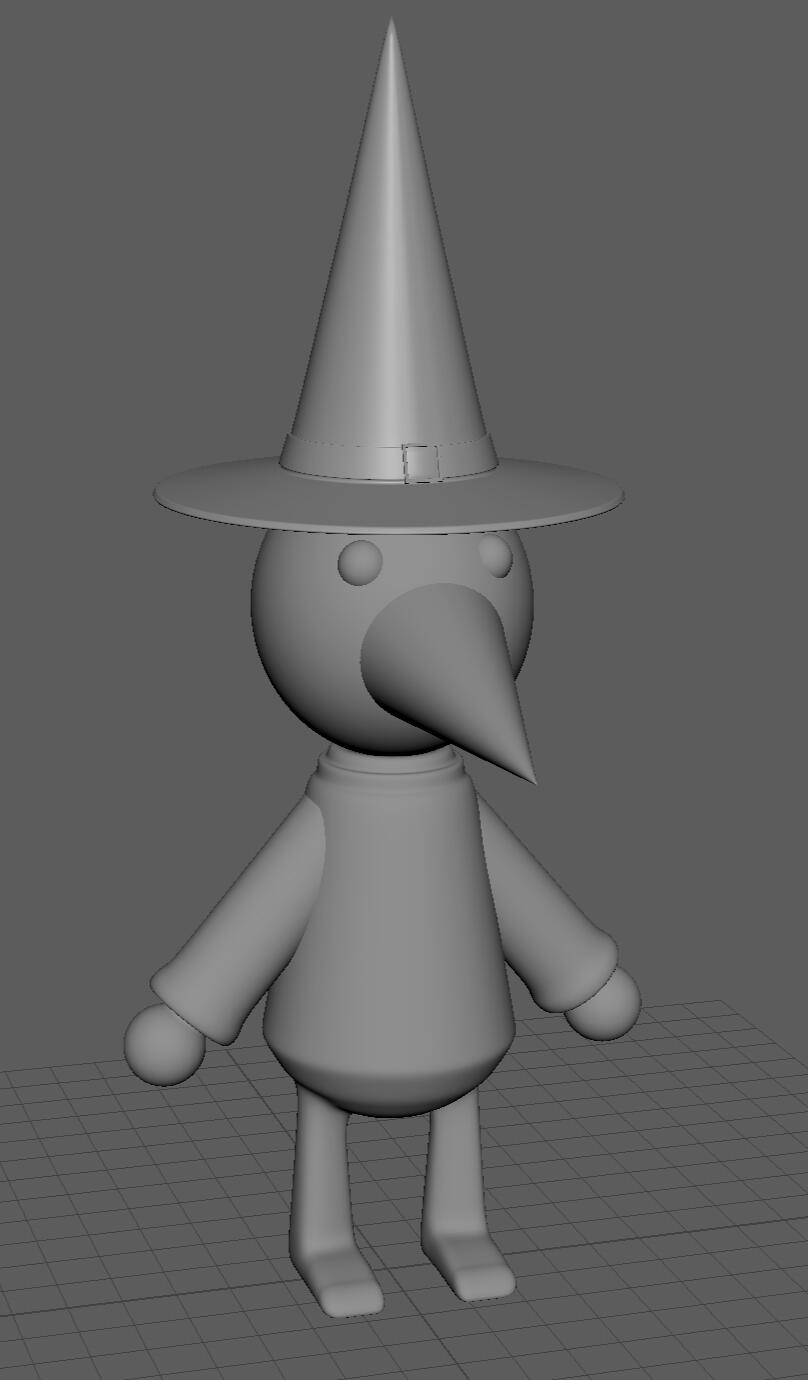 Primitive Modeling of an Original Character